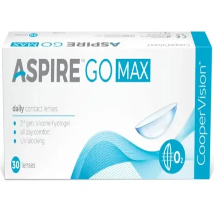 Cooper Vision Aspire Go Max Silicone Hydrogel Daily Disposable Lens (30 Lens Pack)