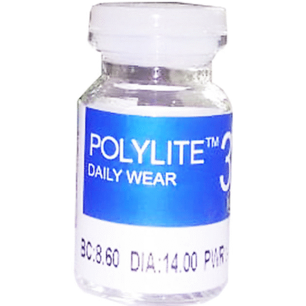 Polylite 38 Clear Yearly Disposable Contact Lenses