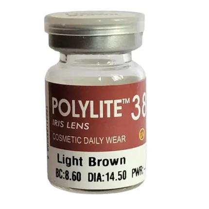 Polylite 38 Prosthetic Contact lenses Dark Brown (IRIS Lens)